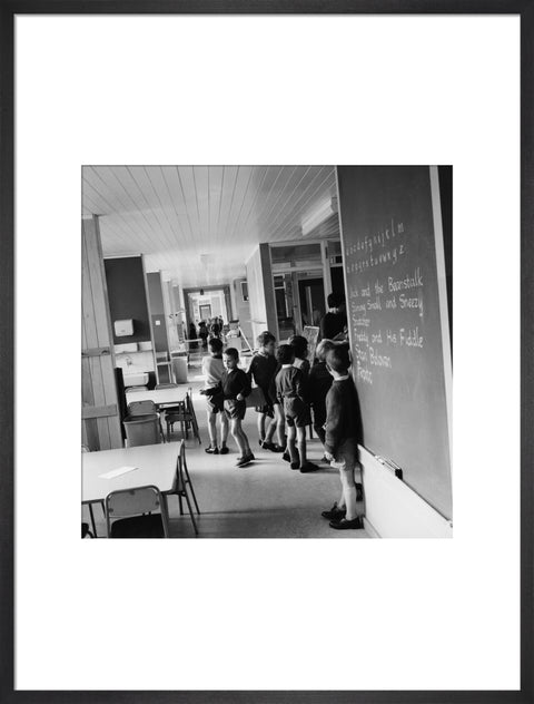 The open-plan interior of Eveline Lowe Primary School