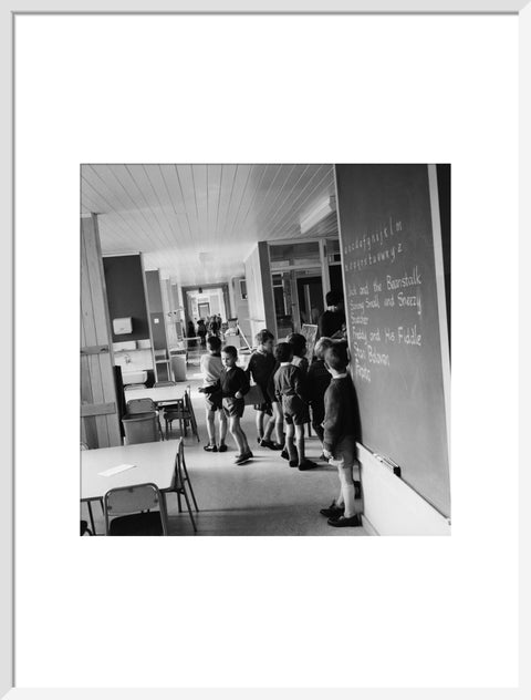 The open-plan interior of Eveline Lowe Primary School