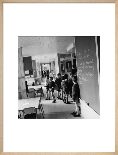 The open-plan interior of Eveline Lowe Primary School