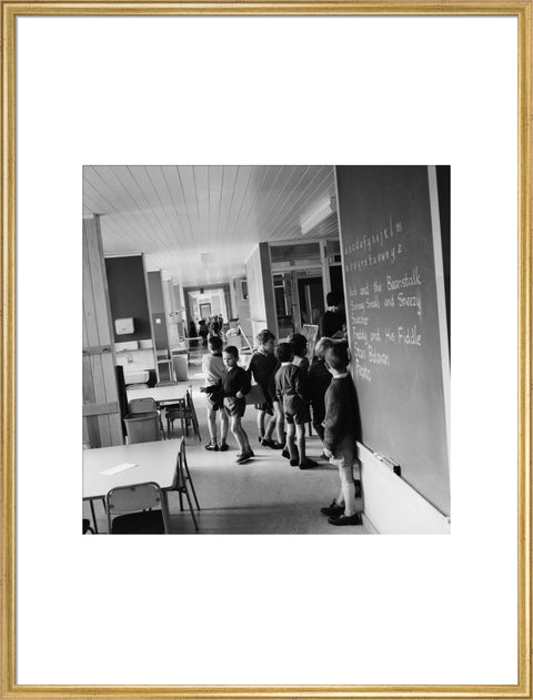 The open-plan interior of Eveline Lowe Primary School
