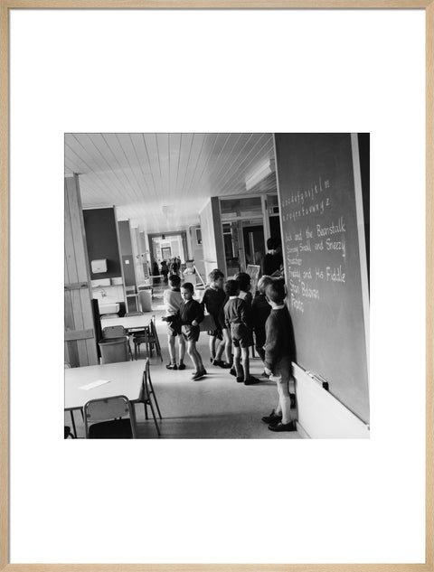 The open-plan interior of Eveline Lowe Primary School