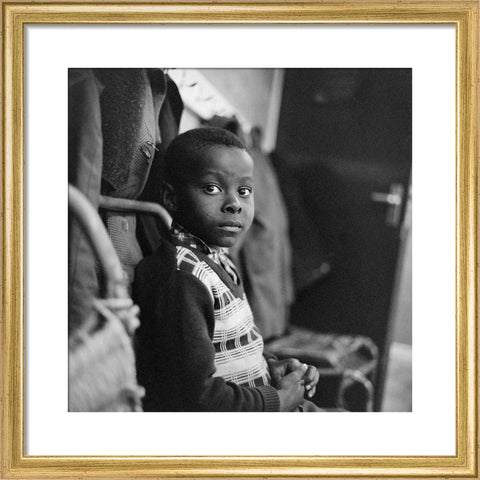 Boy at the Notting Hill Adventure Playground January 1966