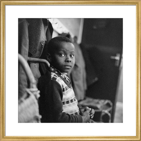 Boy at the Notting Hill Adventure Playground January 1966
