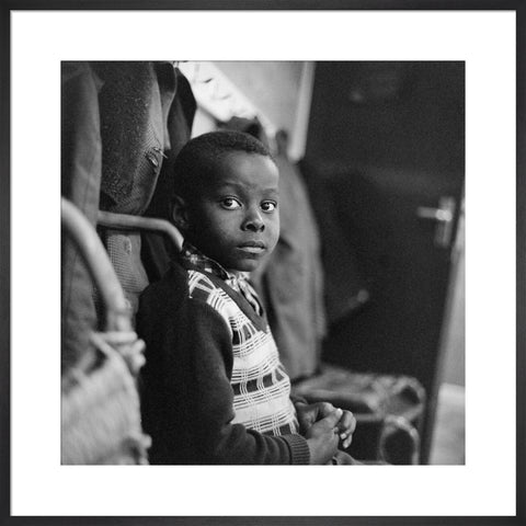 Boy at the Notting Hill Adventure Playground January 1966