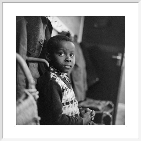 Boy at the Notting Hill Adventure Playground January 1966