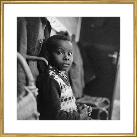 Boy at the Notting Hill Adventure Playground January 1966