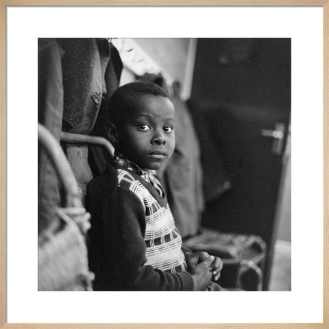 Boy at the Notting Hill Adventure Playground January 1966