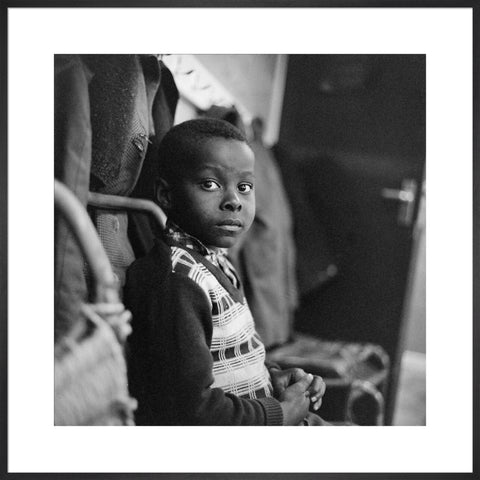 Boy at the Notting Hill Adventure Playground January 1966