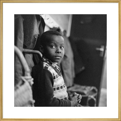 Boy at the Notting Hill Adventure Playground January 1966