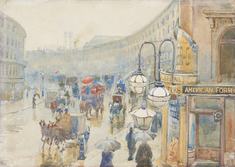 Regent Street on a Wet Day