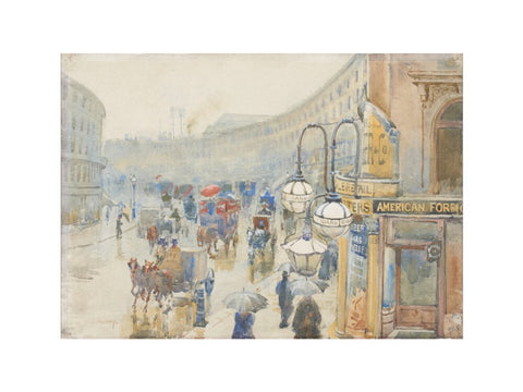 Regent Street on a Wet Day