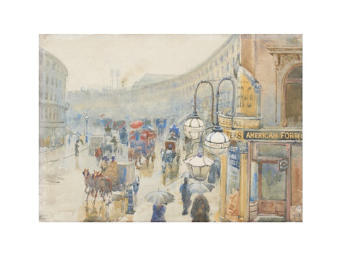 Regent Street on a Wet Day