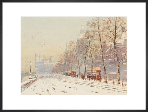 Embankment under snow