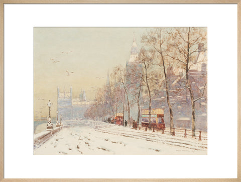 Embankment under snow