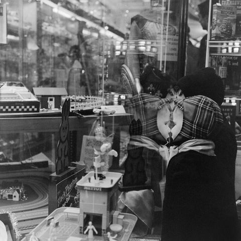 Hamleys Toy Shop window, Christmas 1961
