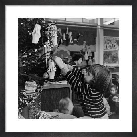 Christmas decorations at the Susan Lawrence School, Poplar