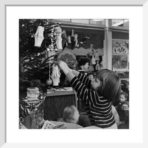 Christmas decorations at the Susan Lawrence School, Poplar