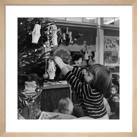 Christmas decorations at the Susan Lawrence School, Poplar