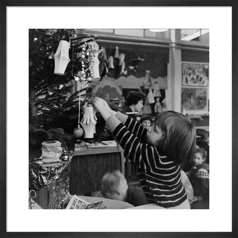 Christmas decorations at the Susan Lawrence School, Poplar