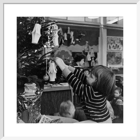 Christmas decorations at the Susan Lawrence School, Poplar