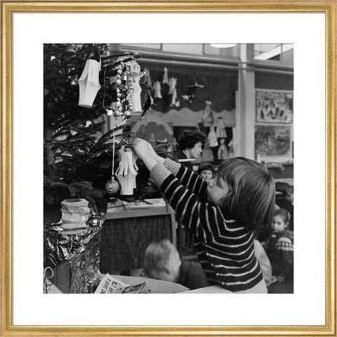 Christmas decorations at the Susan Lawrence School, Poplar