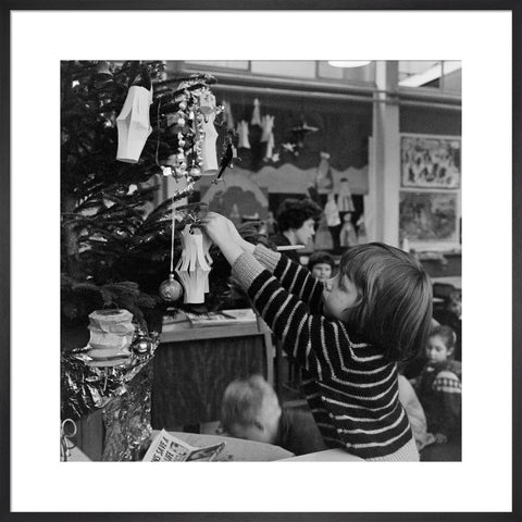 Christmas decorations at the Susan Lawrence School, Poplar