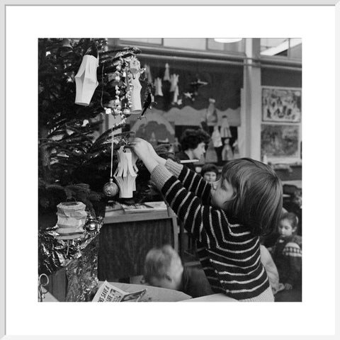 Christmas decorations at the Susan Lawrence School, Poplar