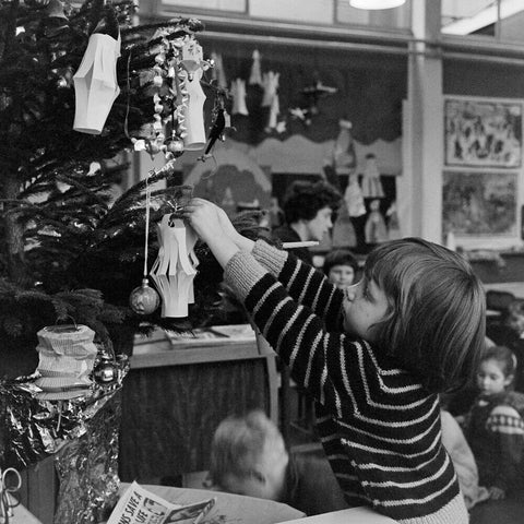 Christmas decorations at the Susan Lawrence School, Poplar