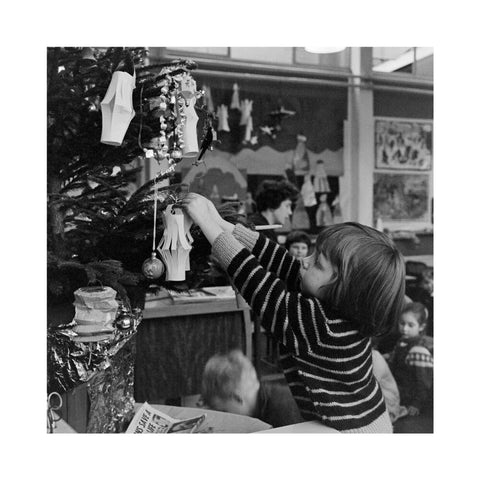 Christmas decorations at the Susan Lawrence School, Poplar