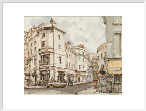 Street Scene (Art print, Extra large, White)