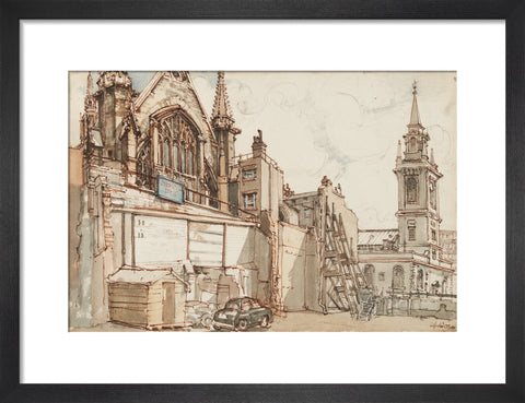 The Guildhall (Art print, Small, Black)