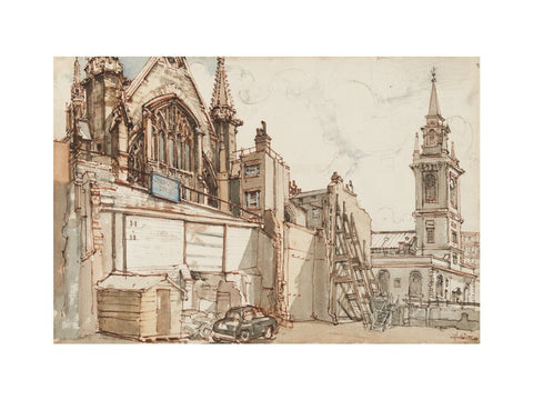 The Guildhall (Art print, Small, unframed)