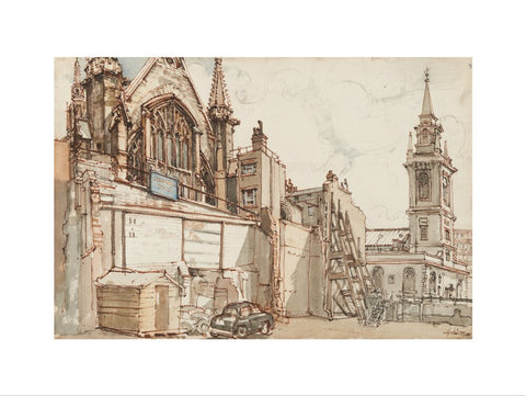 The Guildhall (Art print, Large, unframed)