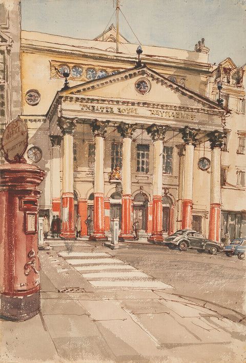 The Facade of the Theatre Royal, Haymarket