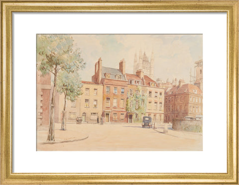 Smith Square (Art print, Small, Gold)