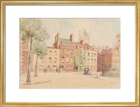 Smith Square (Art print, Medium, Gold)
