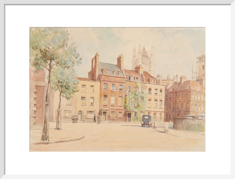 Smith Square (Art print, Large, White)