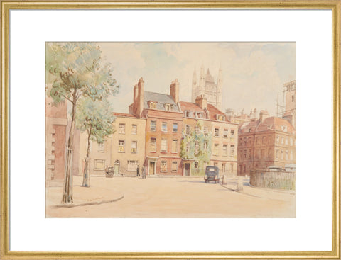 Smith Square (Art print, Large, Gold)