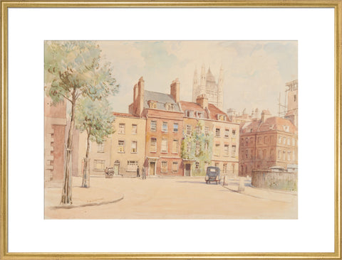 Smith Square (Art print, Extra large, Gold)