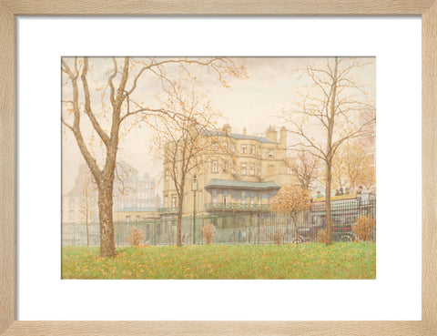 Camelford House, Park Lane (Art print, Small, Natural)