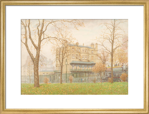 Camelford House, Park Lane (Art print, Medium, Gold)