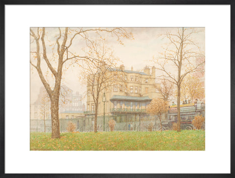 Camelford House, Park Lane (Art print, Large, Black)