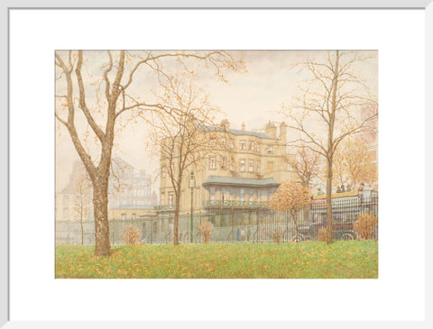 Camelford House, Park Lane (Art print, Large, White)