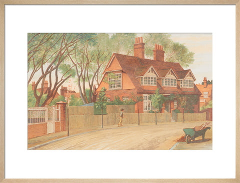Queen Anne Gardens, Looking North (Art print, Large, Natural)