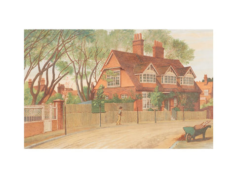 Queen Anne Gardens, Looking North (Art print, Medium, unframed)