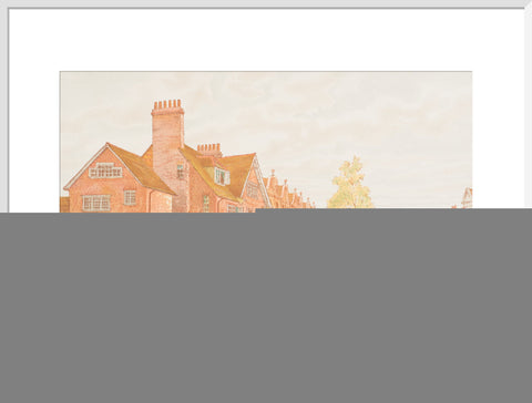 The Avenue, Looking South (Art print, Extra large, White)