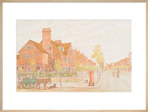 The Avenue, Looking South (Art print, Extra large, Natural)