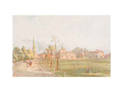 The Church, Tabard Inn and stores from Acton Green (Art print, Medium, unframed)
