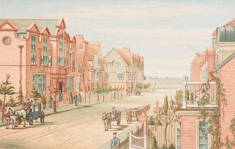 School of Art, Stores and Tabard Inn, Looking West