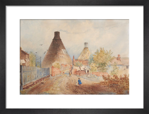 The Tile Kilns in Maiden Lane (Art print, Small, Black)